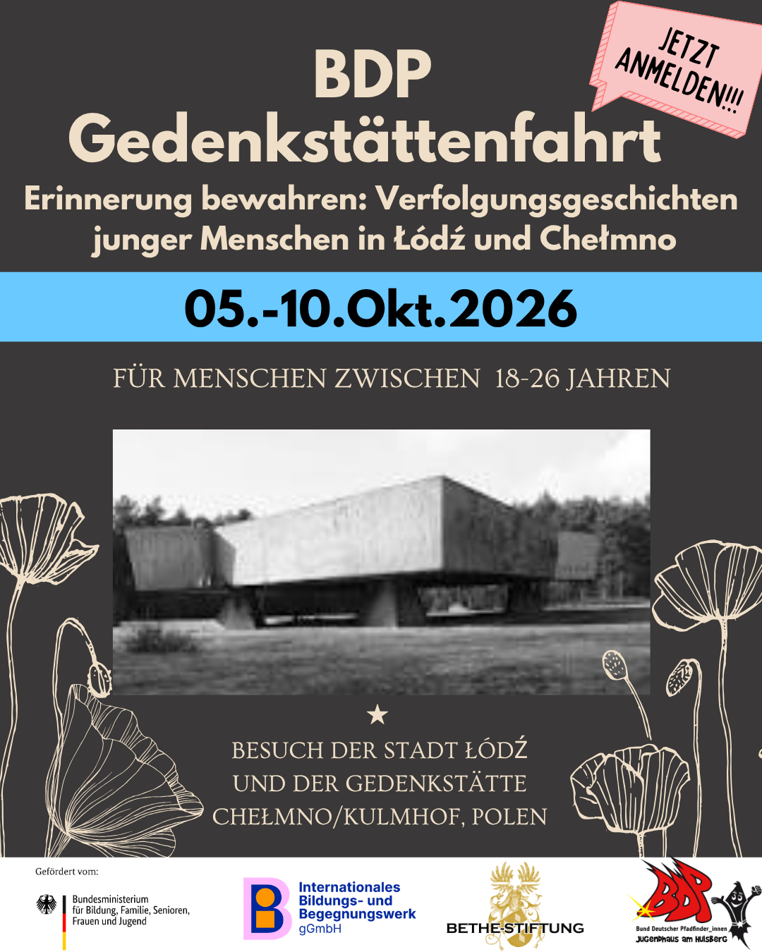 Gedenkstättenfahrt: Verfolgungsgeschichten junger Menschen in Łódź und Chełmno