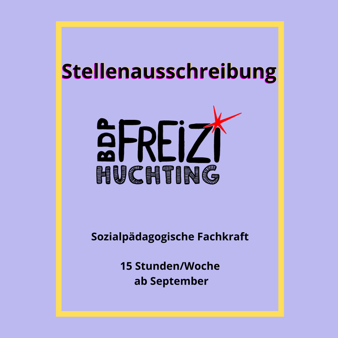 Ausschreibung: Sozialpädagogische Fachkraft / 15 Wochenstunden / 01.09.2026